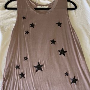 tank top w bling stars